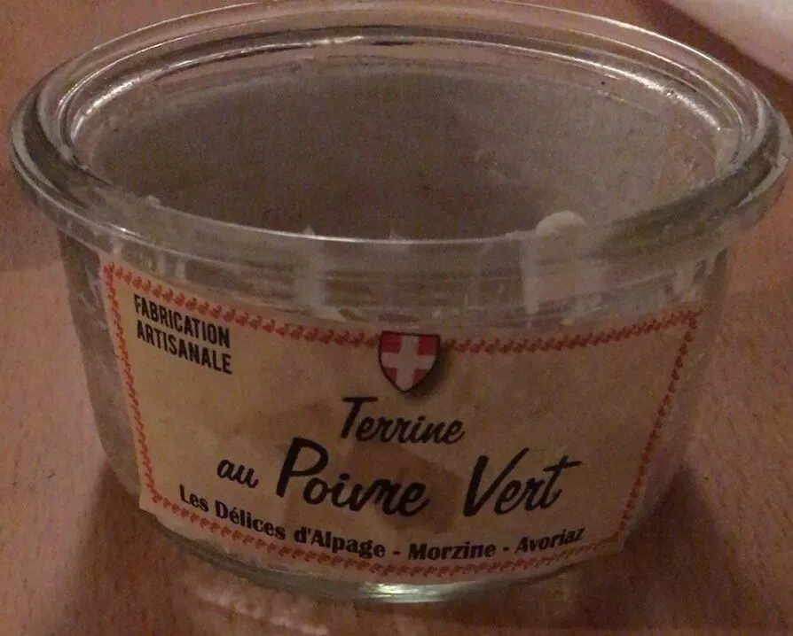 Terrine au poivre vert