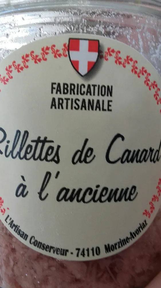 rillettes de canard à l'ancienne