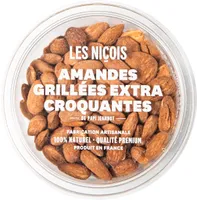 Amandes grillées salées