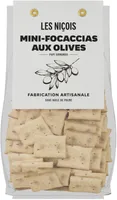 Mini-focaccias aux olives