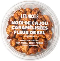 Noix de cajou caramélisées pointe de sel
