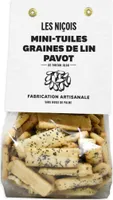 Mini-tuiles, graines de lin, pavot de Tonton Jilou