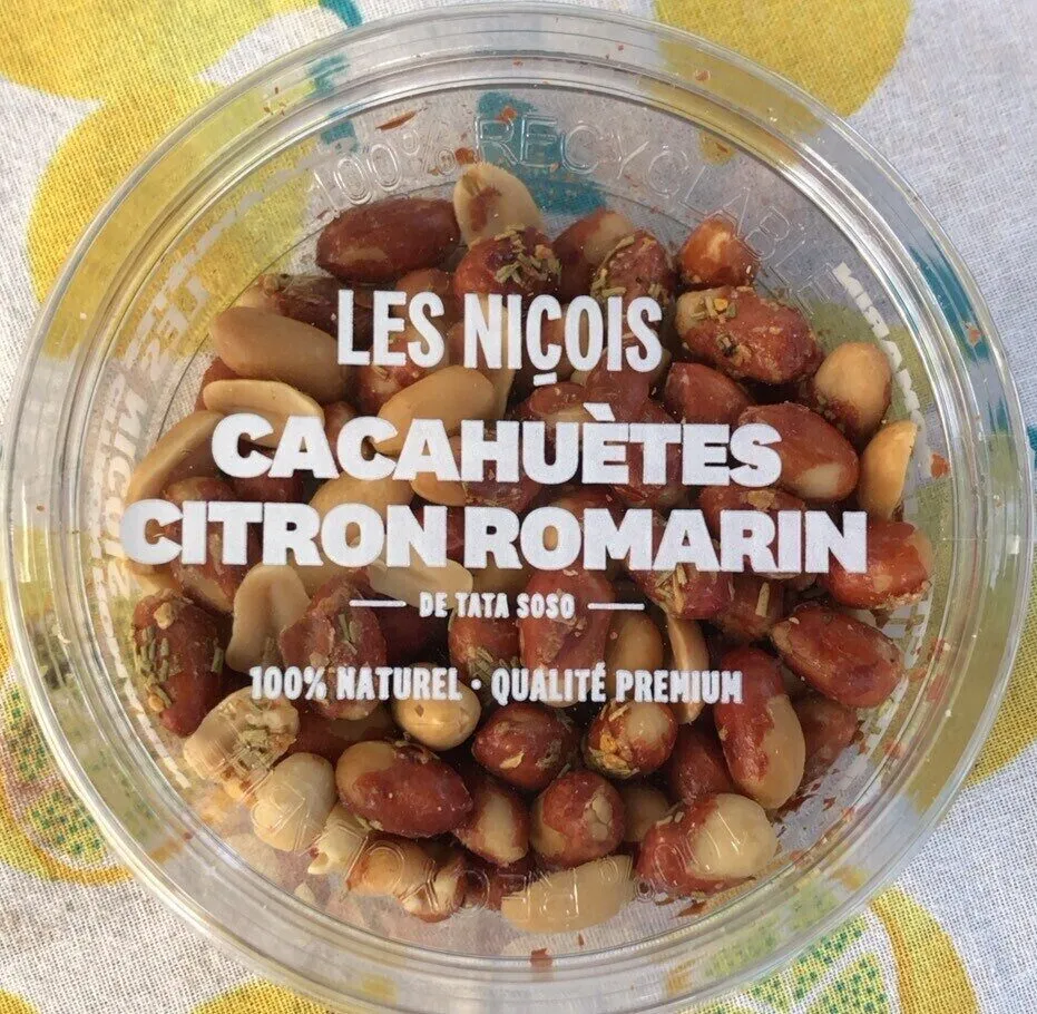 Cacahuètes citron romarin