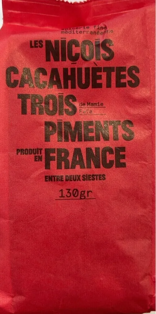 Cacahuètes trois piments