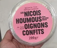 Houmous oignons confits
