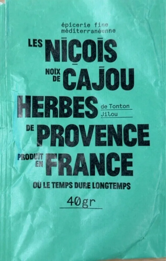 NOIX DE CAJOU HERBES DE PROVENCE