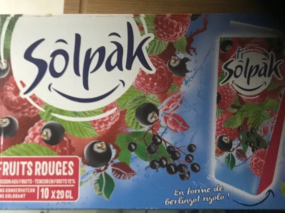 Solpak fruits rouges