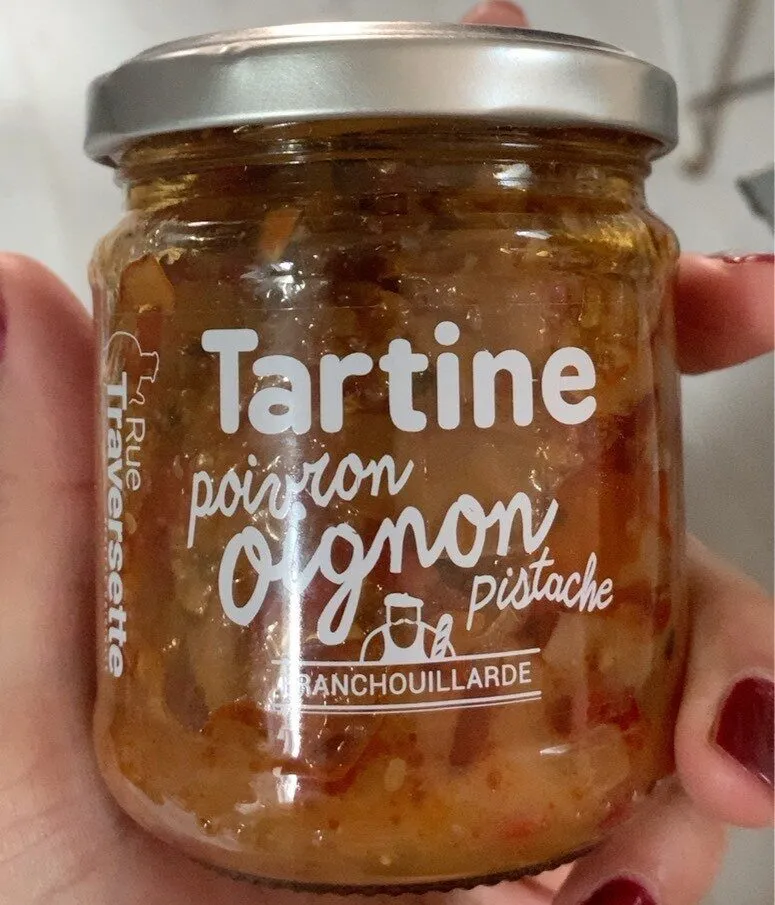 Tartine Poivron Oignon Pistache