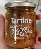 Tartine Poivron Oignon Pistache
