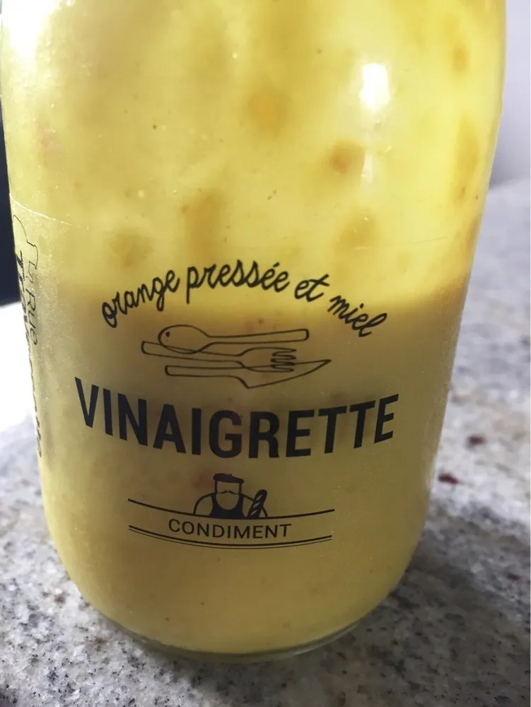 Vinaigrette orange préssée et miel