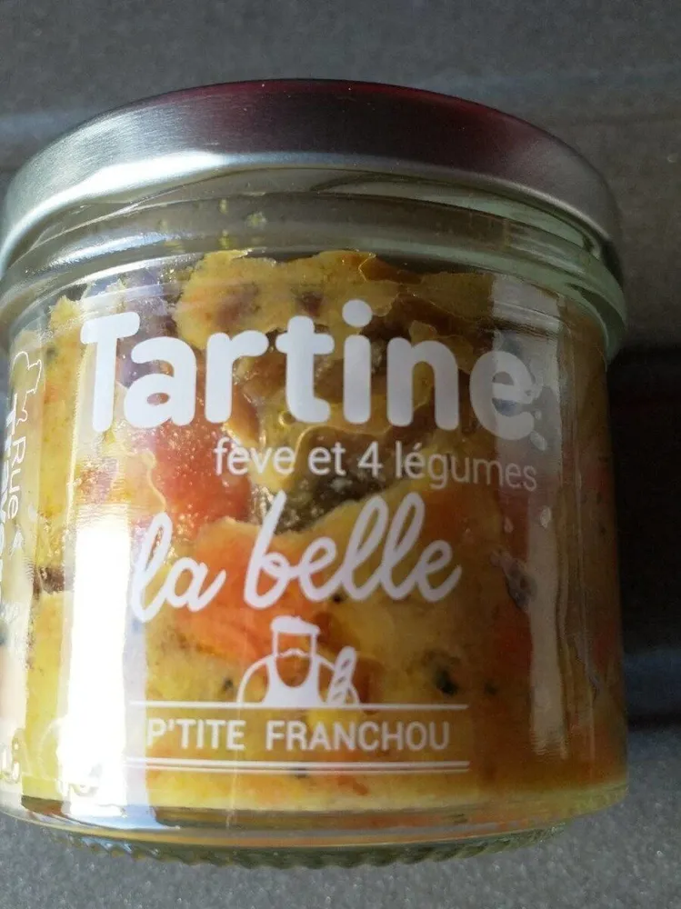 Tartine fève et légumes