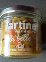 Tartine fève et légumes