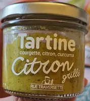 Tartine courgette, citron, curcuma Citron grillé