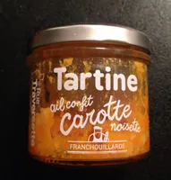 Tartine Ail confit Carotte Noisette