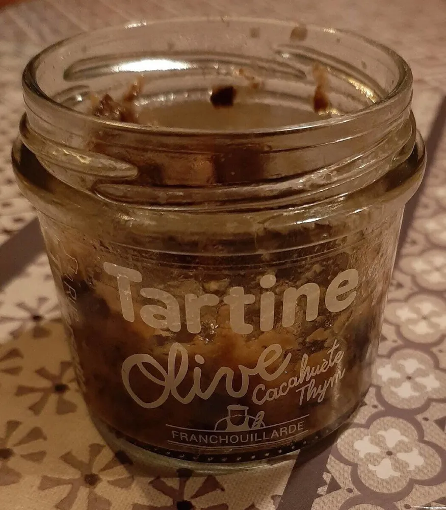 Tartine Olive Cacahuète Thym