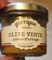 Olive verte zestes d'orange