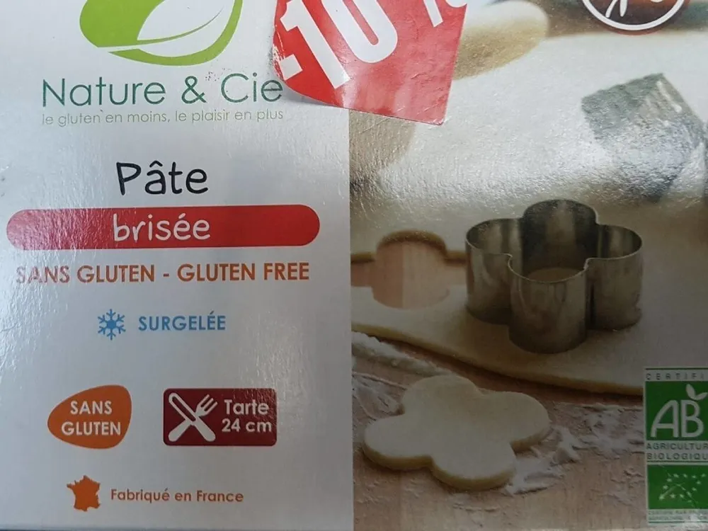 Pate brisée sans gluten