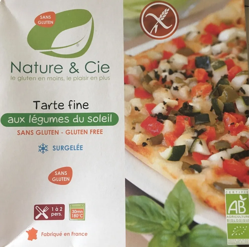 Tarte fine aux legumes du soleil