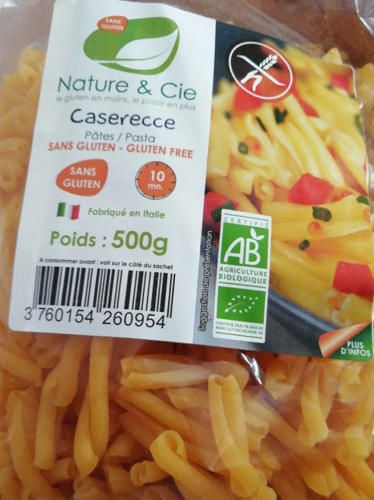 Pâtes sans gluten