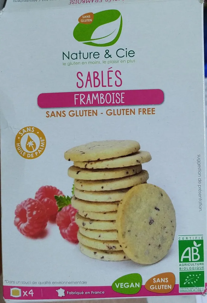 Sablés Framboise sans gluten