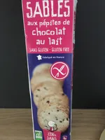 Sablés aux pepites de chocolat au lait sans gluten