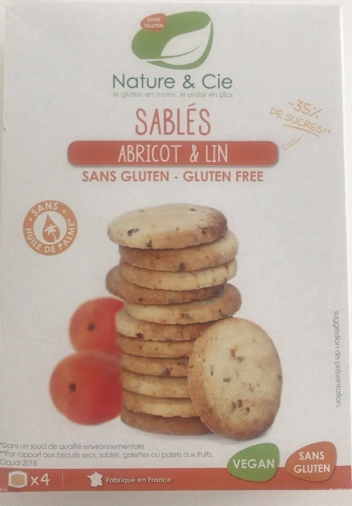 Sablés abricot et lin