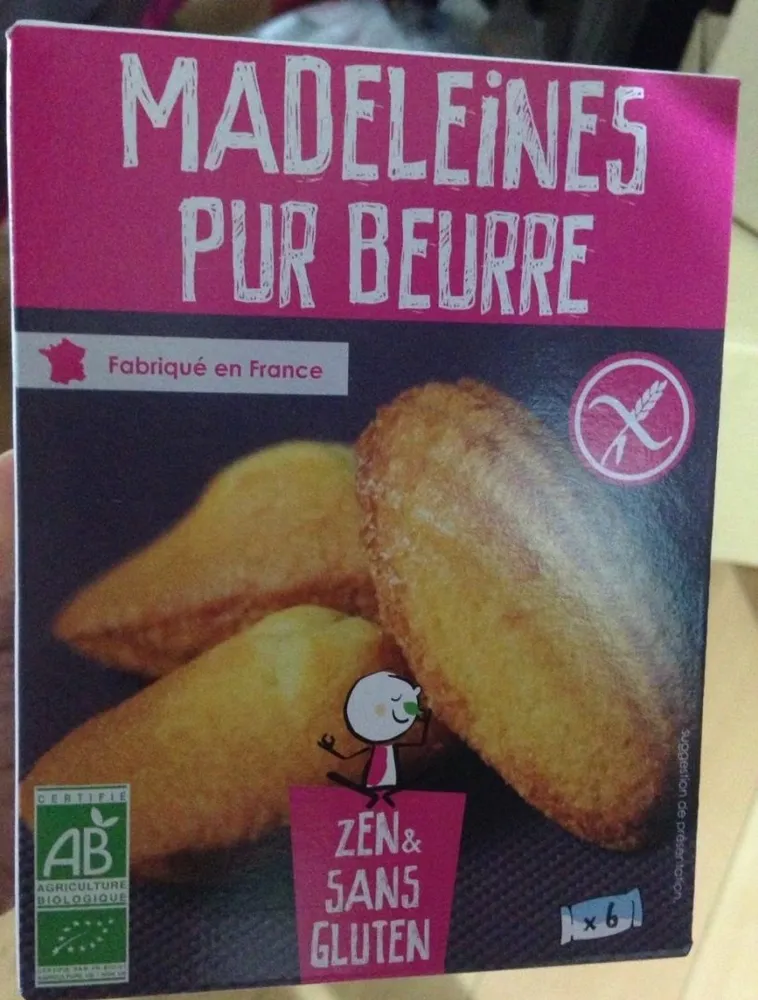 Madeleines Pur Beurre Sans Gluten