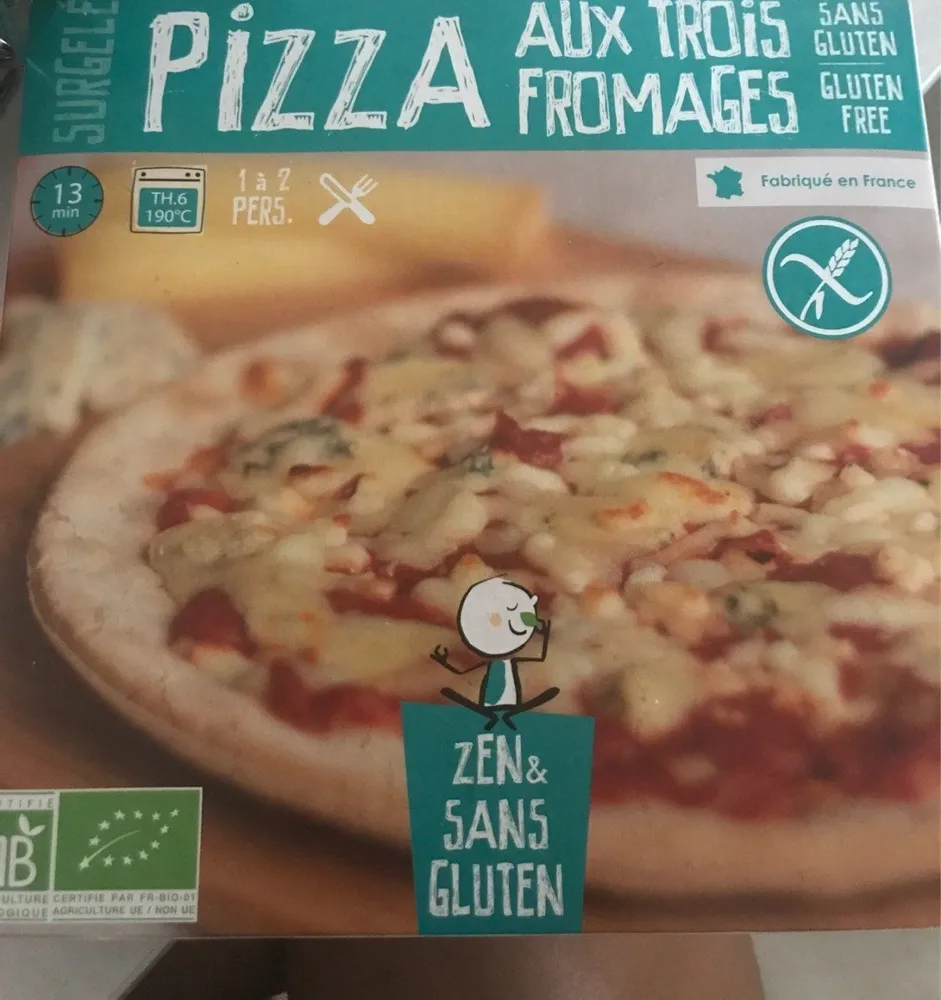 Pizza aux trois fromages
