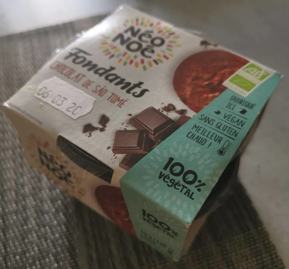 Fondants chocolat de Sao Tomé