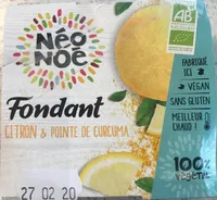 Fondant citron & pointe de curcuma