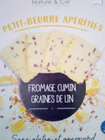 Petit-beurre apéritifs Fromage, Cumin, Graines de lin