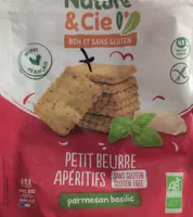 Petit-beurre apéritifs parmesan basilic
