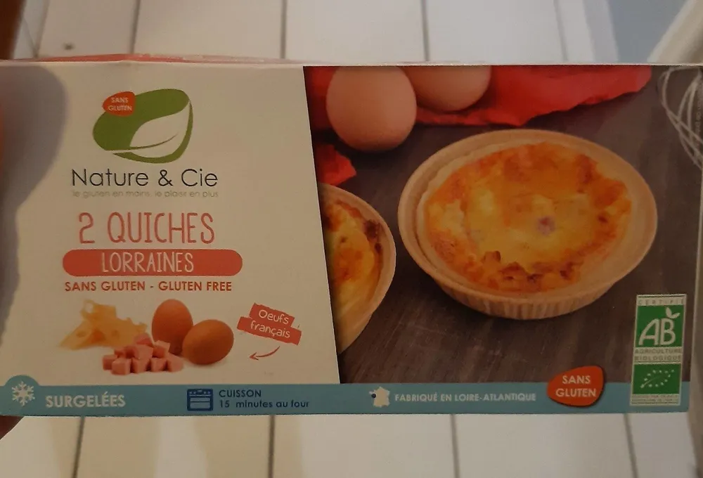 2 quiches lorraines sans gluten