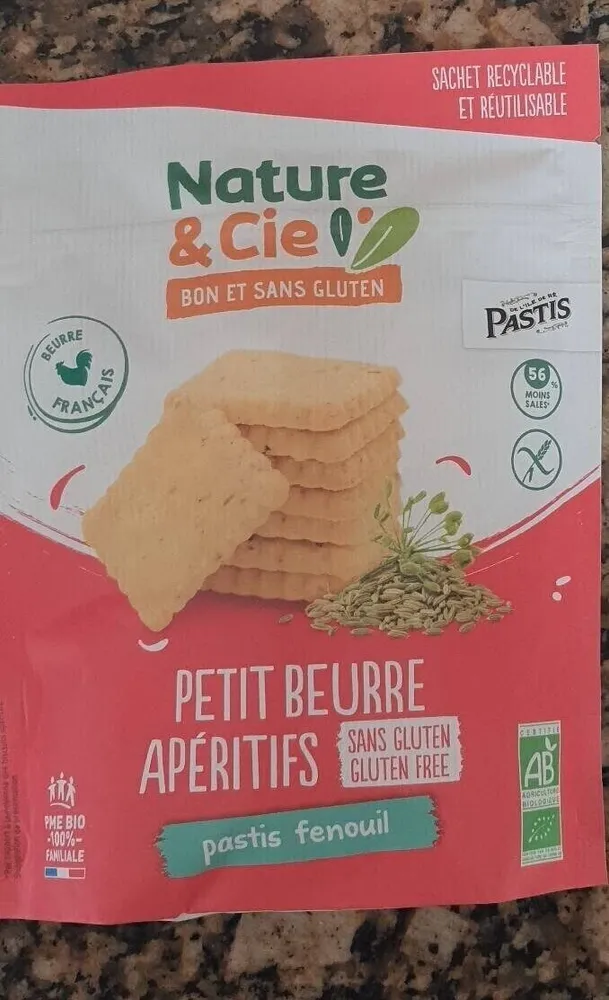 Petit beurre apéritifs  pastis fenouil