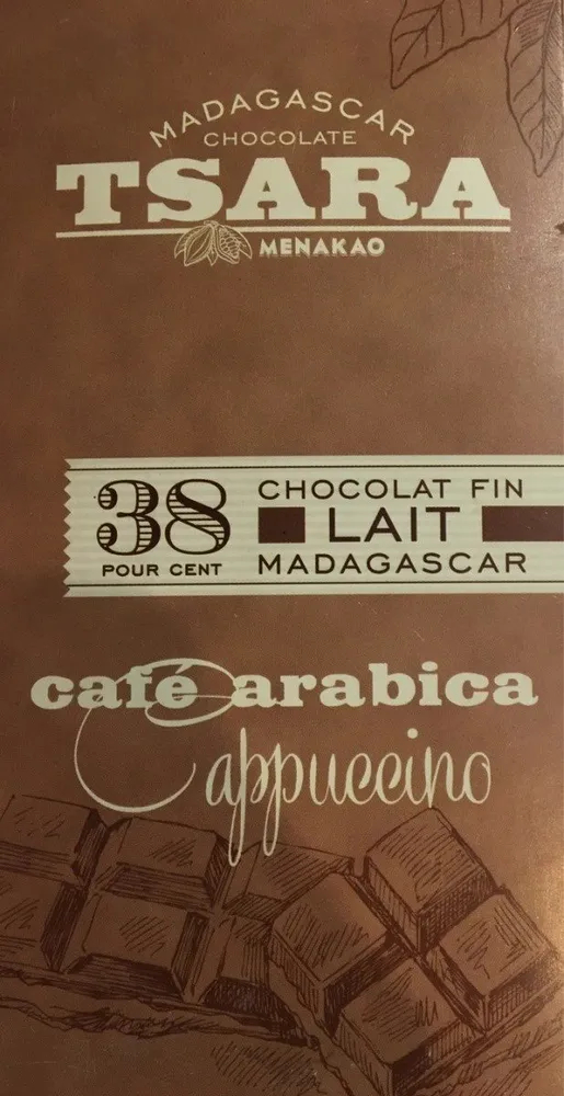 Chocolat Fin Lait Madagascar Café Arabica
