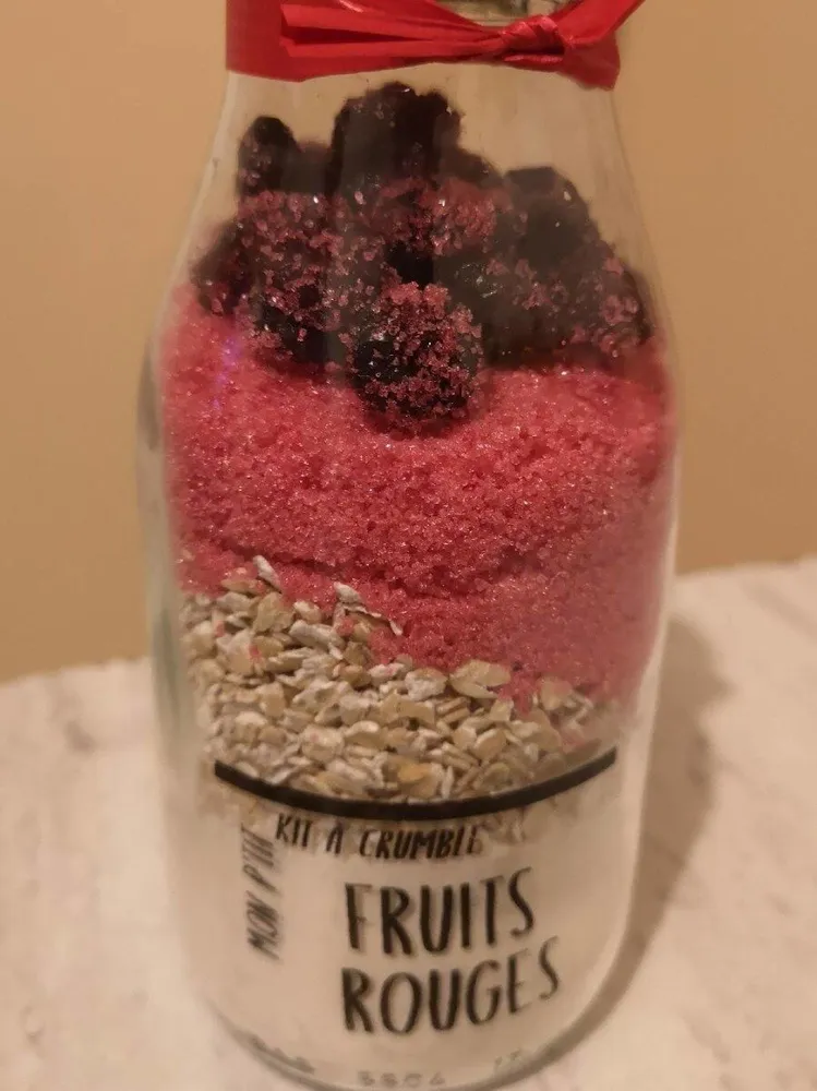 Kit à crumble fruits rouges