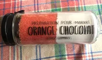 Préparation pour marbré orange chocolat