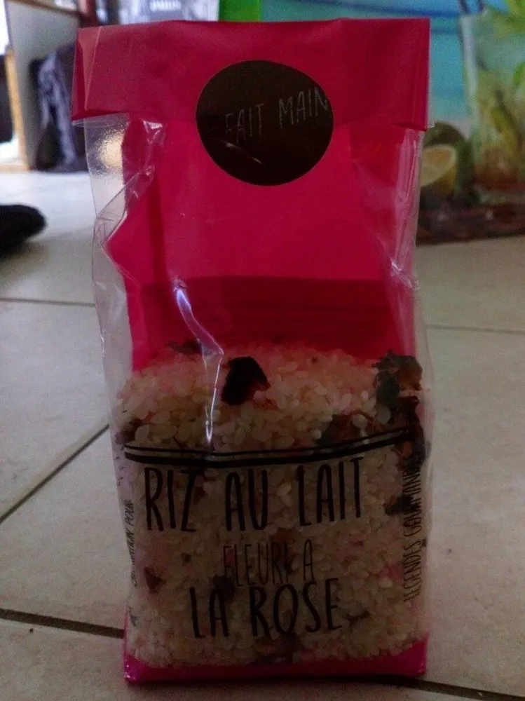 Riz au lait fleuri a la rose