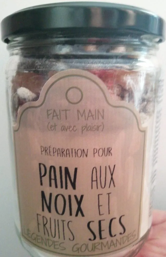Préparation pour pain aux noix et fruits secs