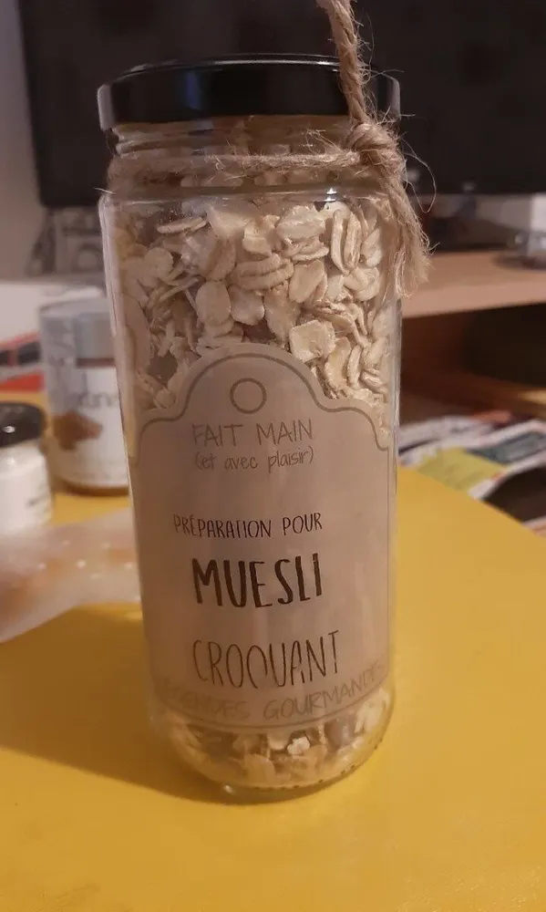 Préparation pour muesli croquant