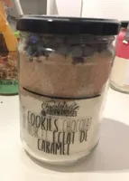 Préparation pour cookies chocolat noir et éclats de caramel