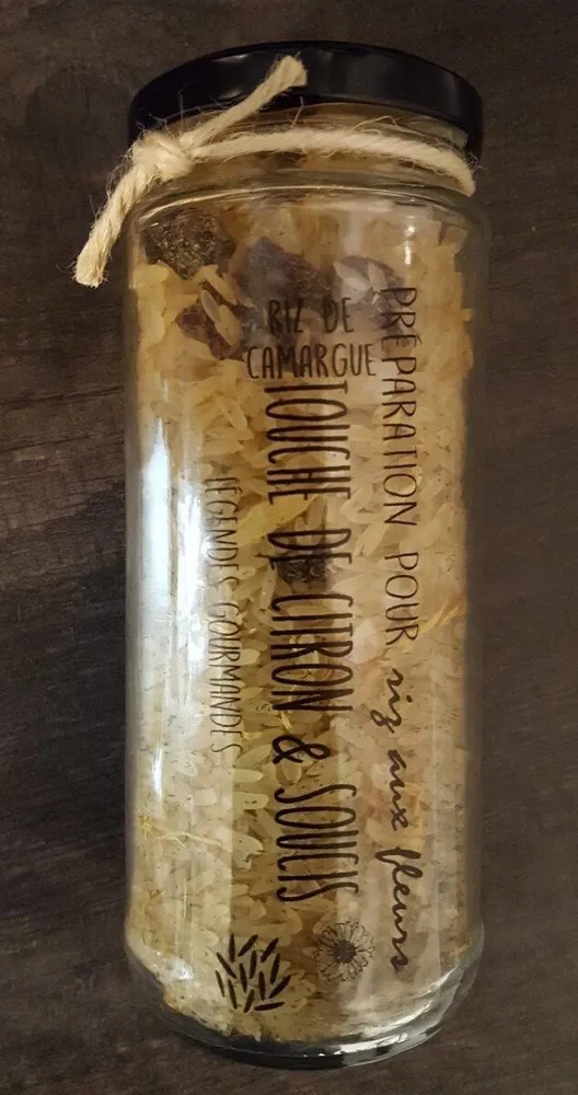 Préparation pour riz aux fleurs