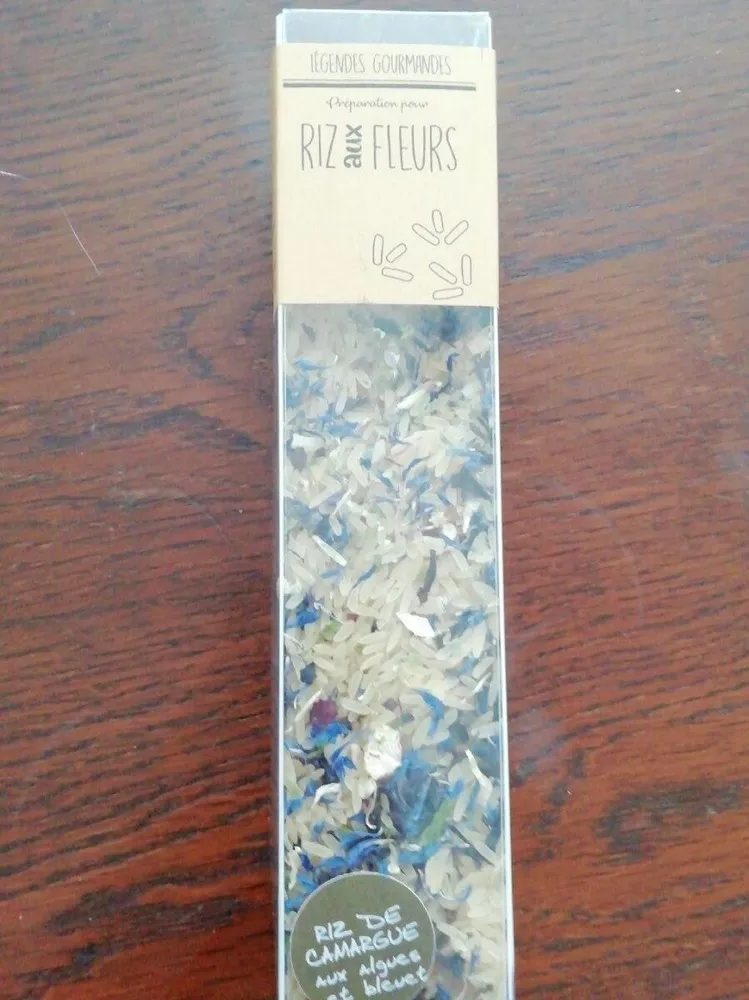 Riz de camargue aux algues et bleuet