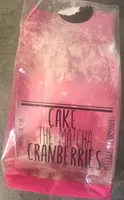 Cake the matcha et cranberries