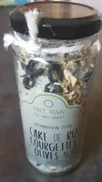 Cake de riz courgettes et olives noires
