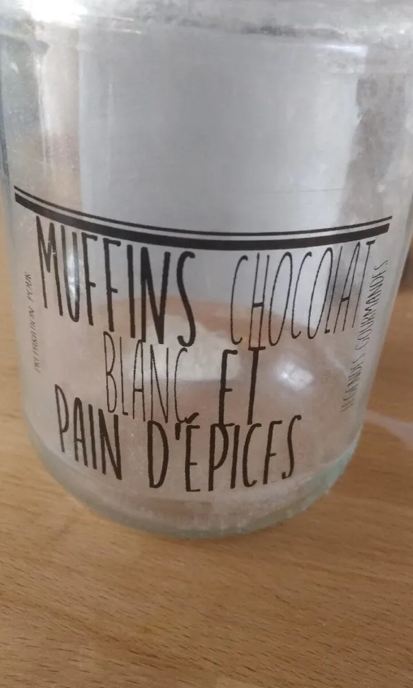 Préparation pour muffins chocolat blanc et pain d épices