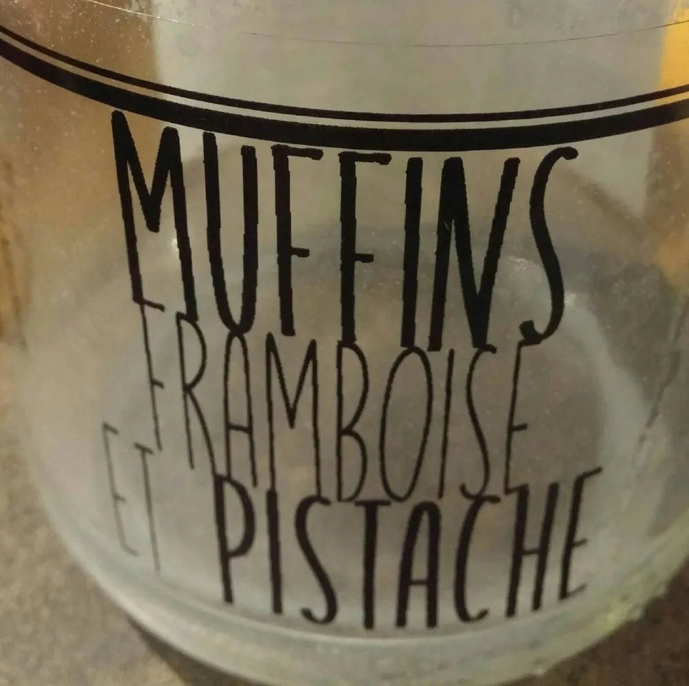 Préparation Muffins framboise et pistache