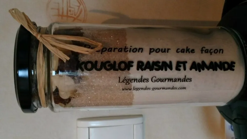 Préparation pour Cake Façon Kouglof Raisin et Amande