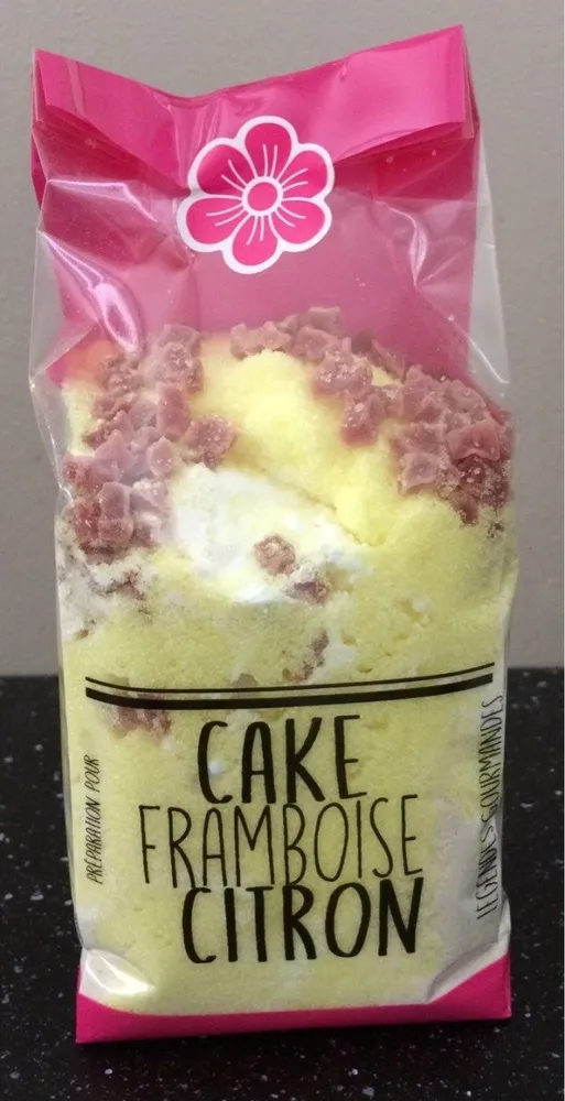 Cake framboise citron(preparation pour)