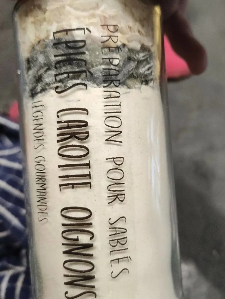 Sablés épicés carotte oignons